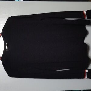 Anthropologie everly ruffle long sleeve sweater size large